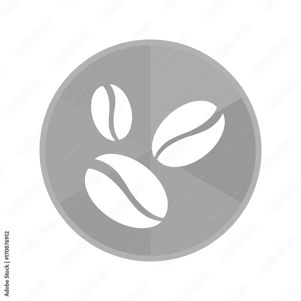 Fototapeta premium Kreis Icon - Kaffeebohnen