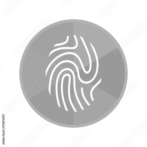 Kreis Icon - Fingerabdruck