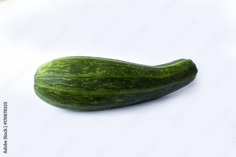 Fresh zucchini isolated on a white background. Fresh zucchini isolated on a white background.