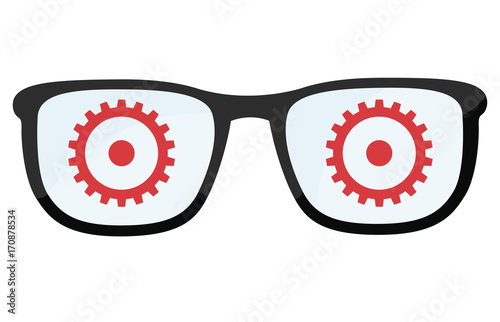 Brillengläser mit Zahnrad - Einstellungen