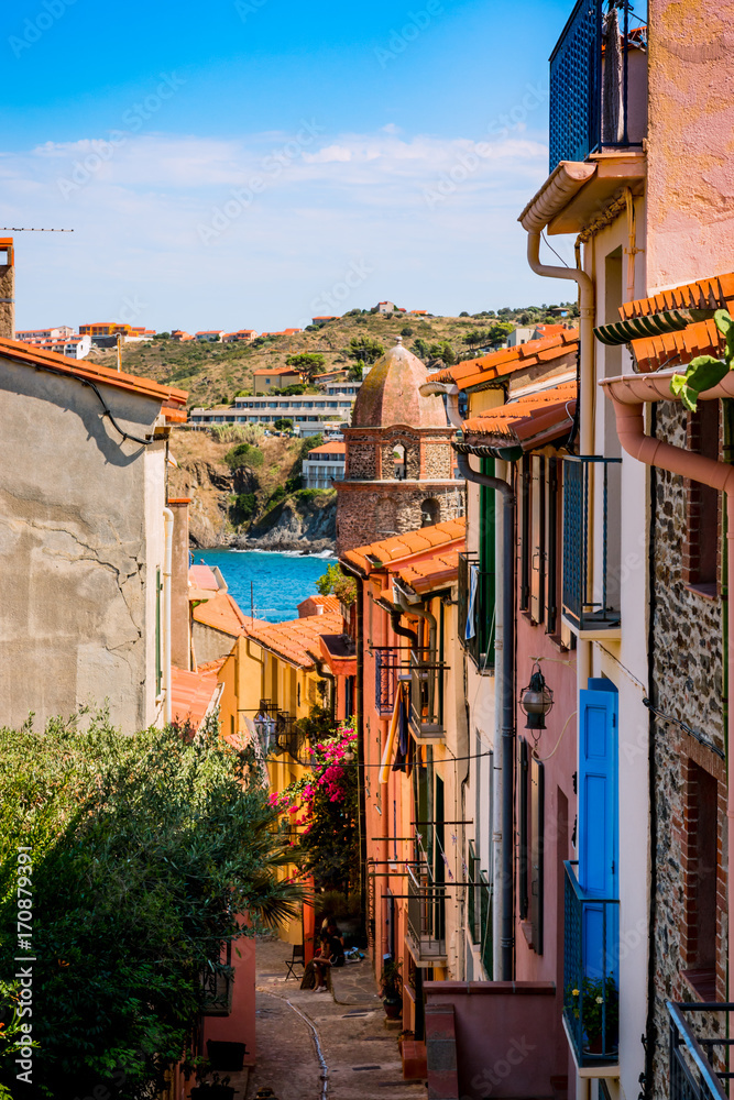 Fototapeta premium Promenade dans les rues de Collioure