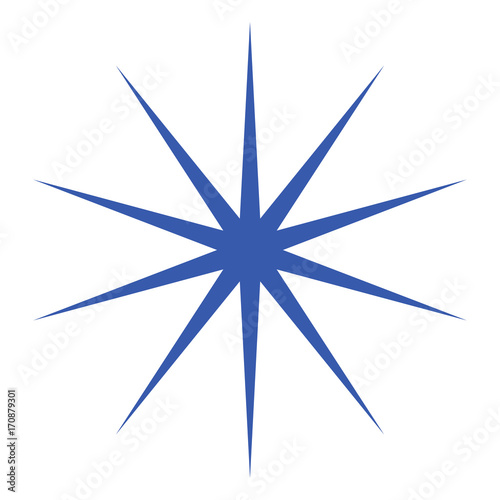 Christmas star icon