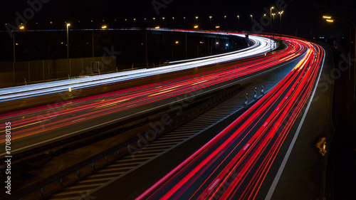 Highway, long exposure 16:9 ratio.