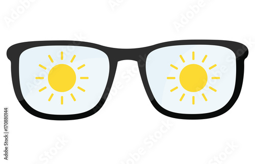 Brillengläser mit Sonne