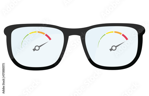 Brillengläser mit Tachometer