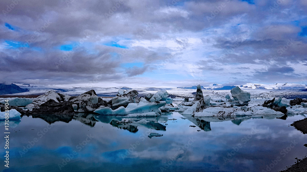 Obraz premium Glacier islandais