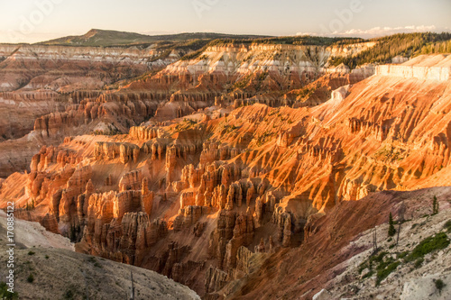 Cedar Breaks Amphitheatre at Sunset From the Spectra Point Trail