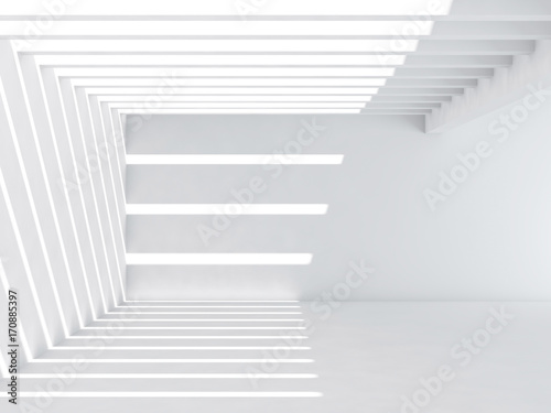 Abstract empty interior background 3 d
