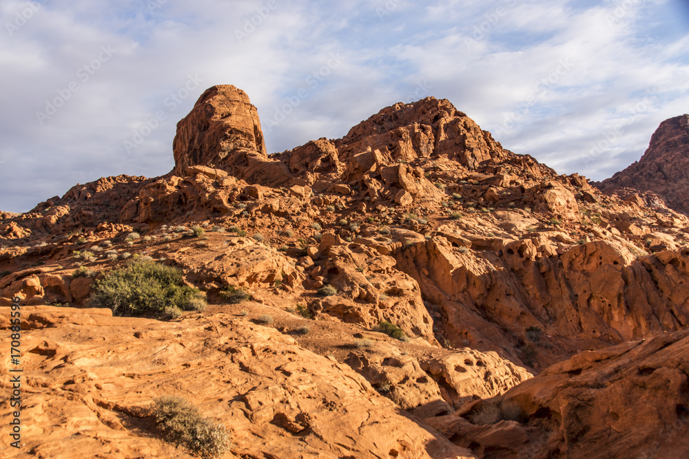 Sandstone Butte in the Valley of Fire Nevada State Park