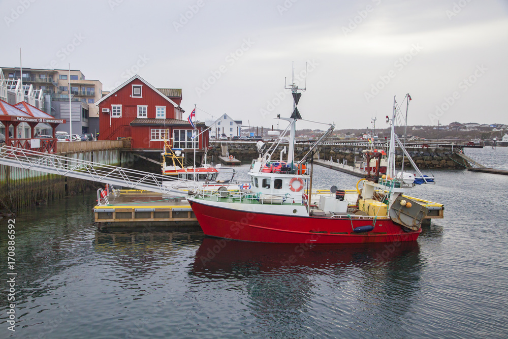 The Harbor at Bronnoysund, Norway