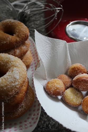 Hausgemachte Donuts