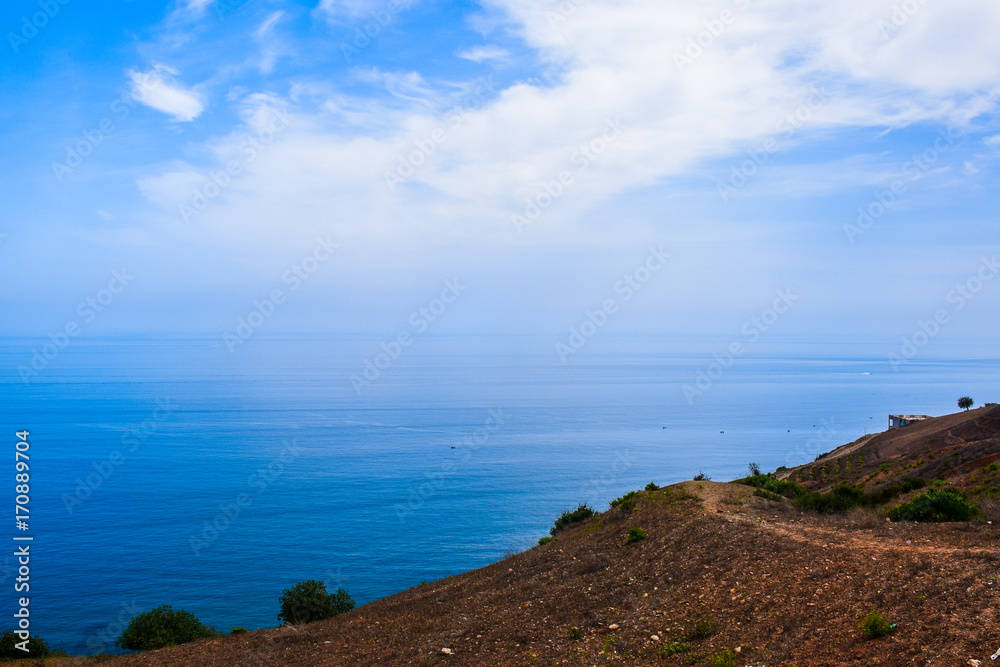 A wonderful view of the mediterranean sea