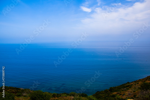 A wonderful view of the mediterranean sea