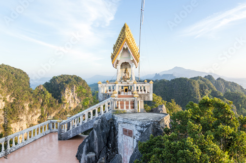 The details of Tiger Cave Temple in Krabi province, Thailand  photo