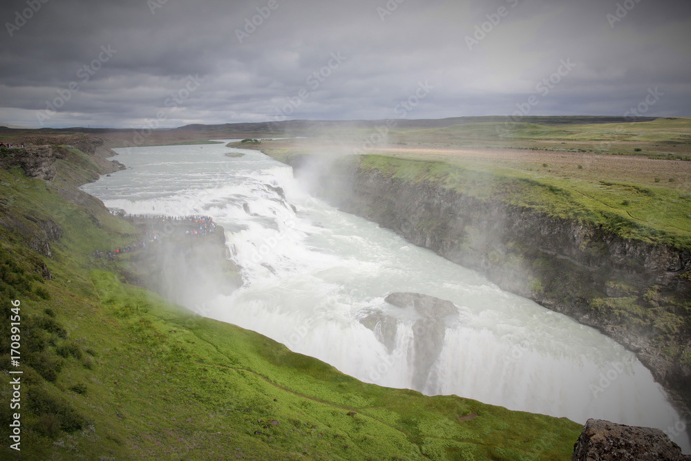 Islande, chutes de Gulfoss
