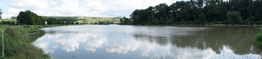 Härtsfeldsee (Schwäbische Alb) - Panorama im Sommer Härtsfeldsee (Schwäbische Alb) - Panorama im Sommer