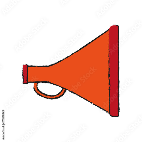 Wallpaper Mural megaphone or bullhorn icon image vector illustration design Torontodigital.ca