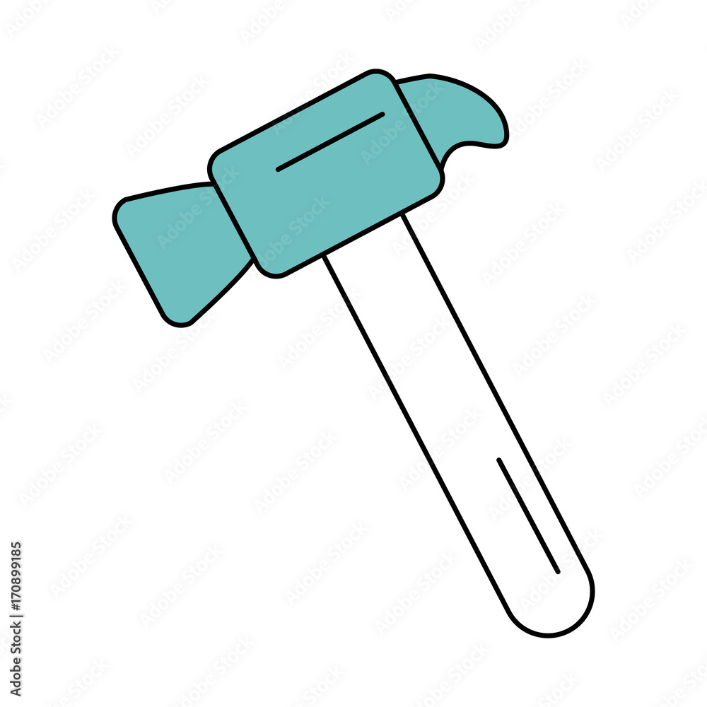 hammer tool icon image vector illustration design hammer tool icon image vector illustration design
