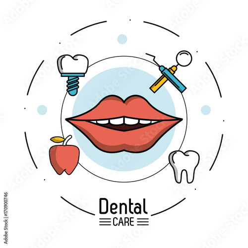 Dental care infographic icon vector illustration graphic design
