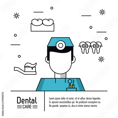 Dental care infographic icon vector illustration graphic design