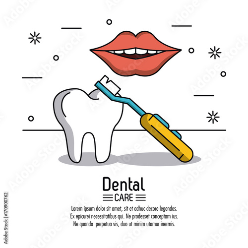 Dental care infographic icon vector illustration graphic design