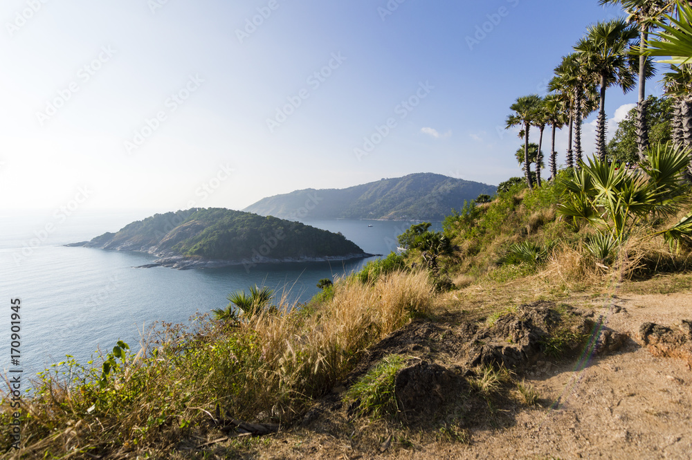 Fototapeta premium Phromthep Cape landscape in Phuket, Thailand