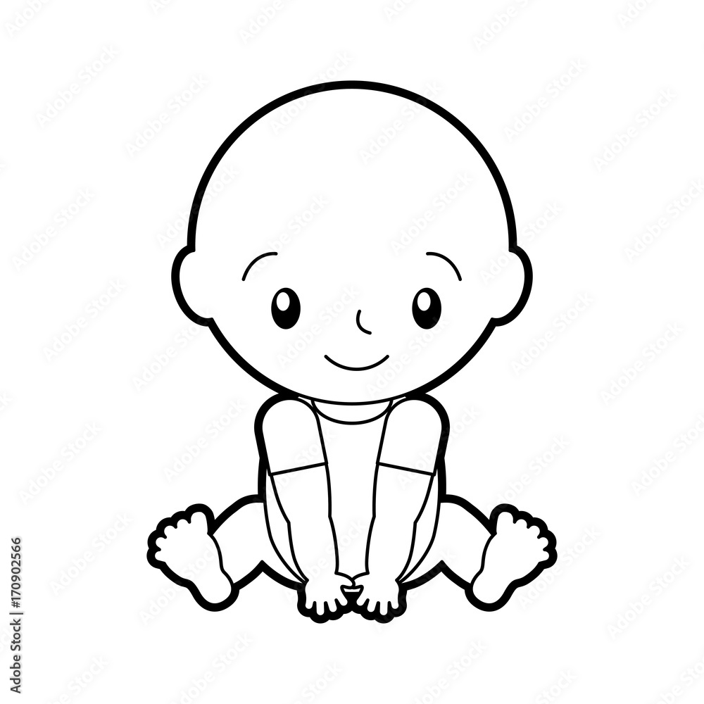 baby shower boy childhood celebration image vector illustration baby shower boy childhood celebration image vector illustration