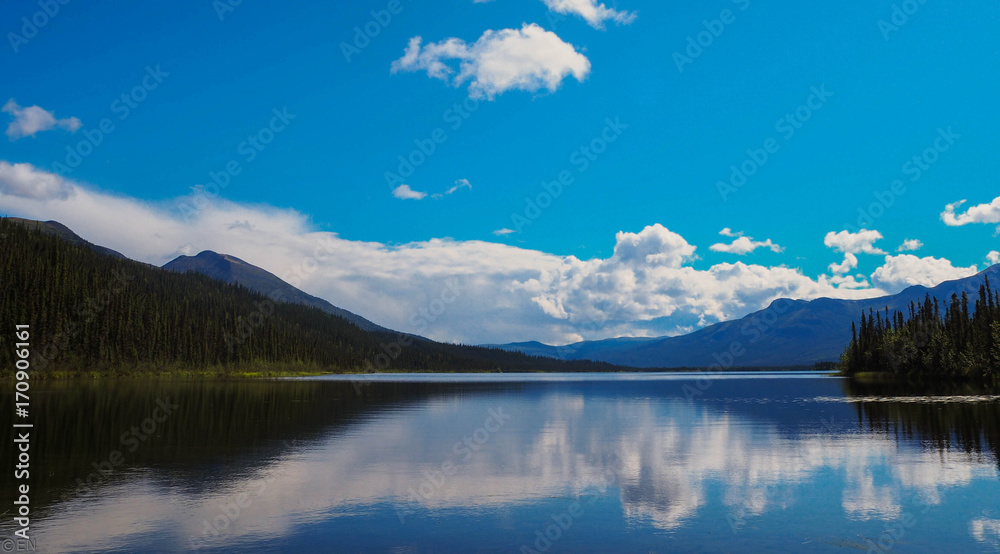 Lake Reflection Scene