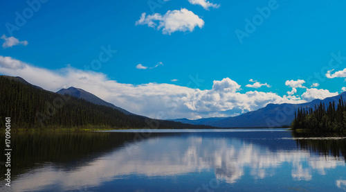 Lake Reflection Scene