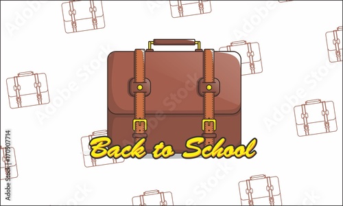 Suite Case Illustration | Back to School