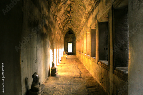 The interior of an old building. Architecture.