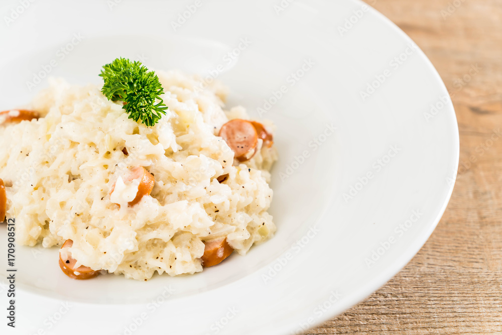 risotto with sausage risotto with sausage