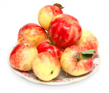 fresh apple isolated on white background