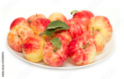 fresh apple isolated on white background