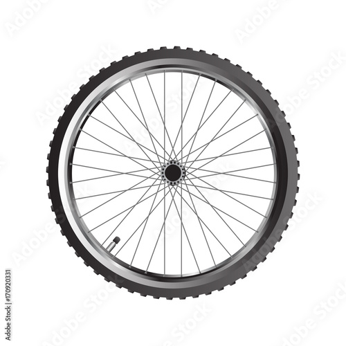 Bicycle wheel , mountain bike front wheel