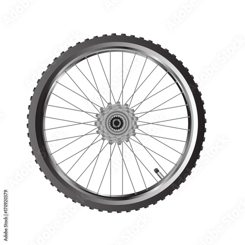 Bicycle wheels , mountain bike back wheel