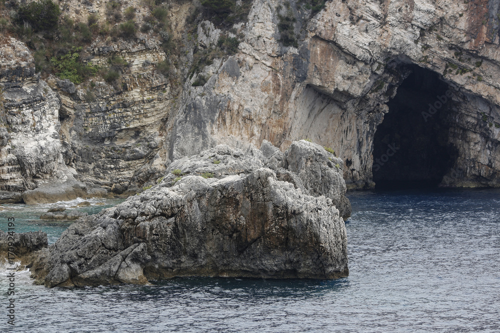 The Sleeping Beast. Cave, Ionian Sea, Greece