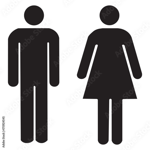man and woman icon