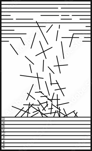 Vector Infographics. The collapse, financial crisis graphic illustration, business design poster.