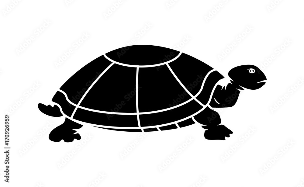 Turtle Vector Silhouette