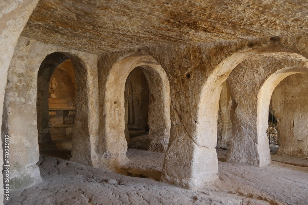 La Chiesa san michele delle grotte, Gravina, Puglia, Italy