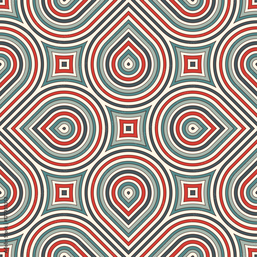 Ethnic style seamless pattern. Native americans abstract background. Tribal motif. Boho chic digital paper