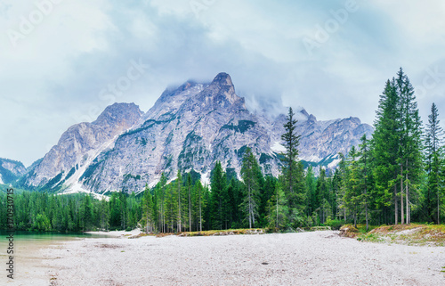 Wallpaper Mural Lake Strbske pleso in High Tatras mountain, Slovakia Torontodigital.ca