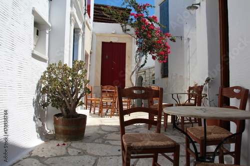 Dorf Pyrgos auf Tinos