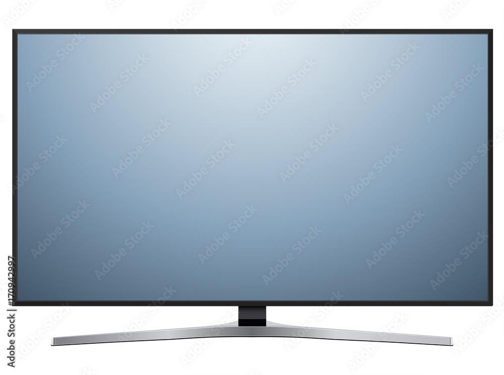 Vecteur Stock TV, modern flat screen lcd, led television isolated | Adobe  Stock