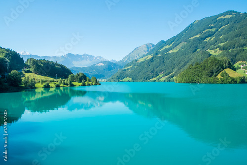 Lungern Lake in Switzerland