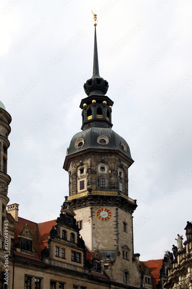 Obraz premium Beautiful old City of Dresden – Germany 