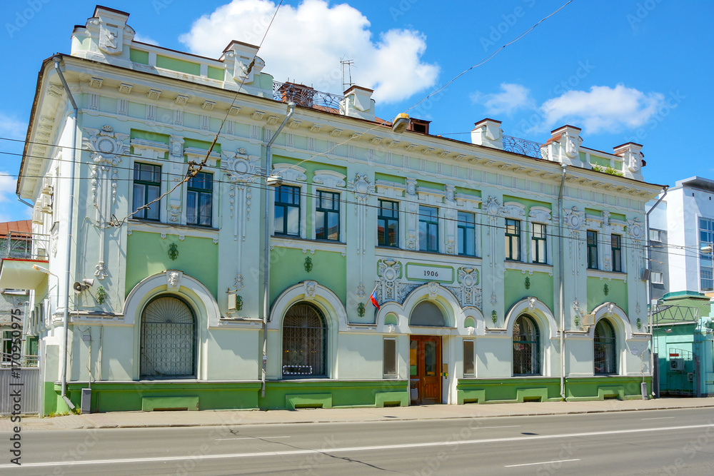 Fototapeta premium Tomsk, the building of the old pharmacy