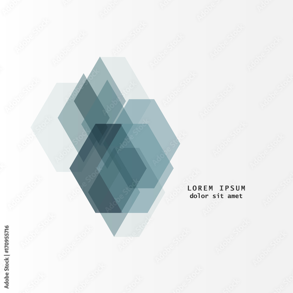 Hexagons vector concept design Hexagons vector concept design