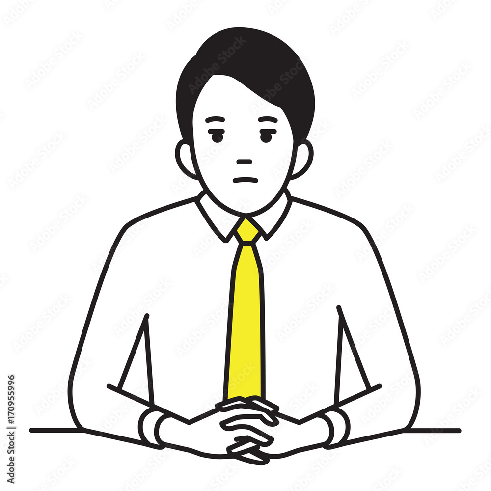 Worried business man